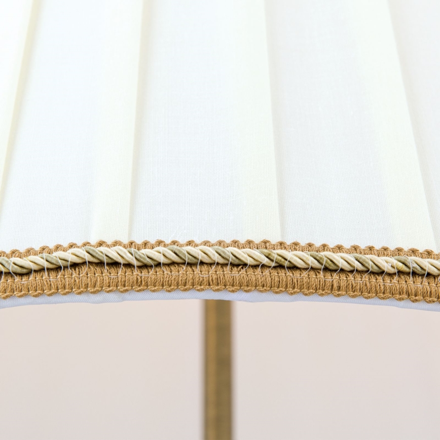 Lampada con piedistallo TONIA 2xE27/60W/230V 154 cm bianco/bronzo