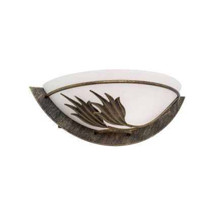 Applique FLEUR 1xE14/60W/230V bronzo