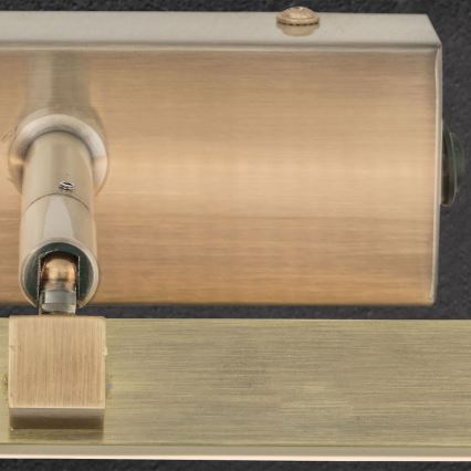 Lampada LED da quadro PUBLIO LED/10W/230V 50 cm oro/patina