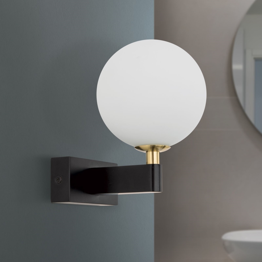 Applique da bagno MARA 1xG9/20W/230V IP44 nero