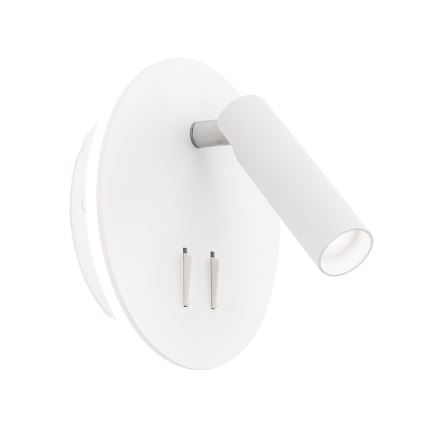 Luce Spot da parete a LED LENNY LED/6W/230V + LED/3W bianco