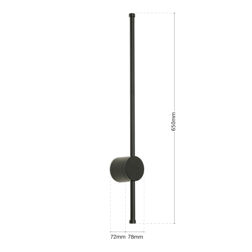 Illuminazione a LED per specchi da bagno FERDINAND LED/12W/230V IP54 nero