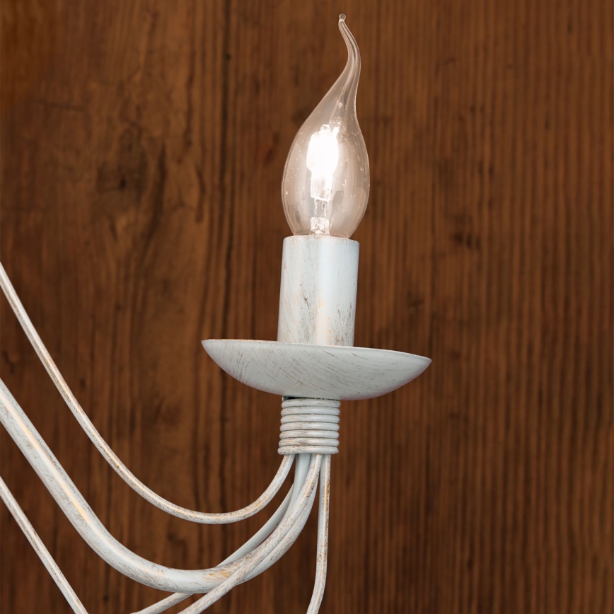 Applique VELA 2xE14/40W/230V bianco/oro/patina