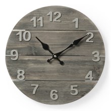 Orologio da muro 1xAA/1,5V legno 30 cm