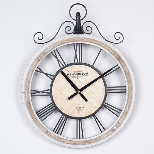 Orologio da parete 1xAA diametro 40 cm beige