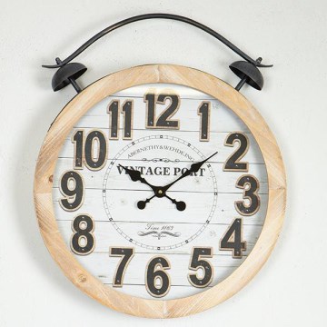 Orologio da parete 1xAA diametro 50 cm beige