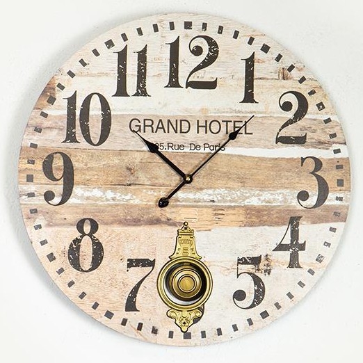 Orologio da parete 1xAA diametro 58,2 cm beige