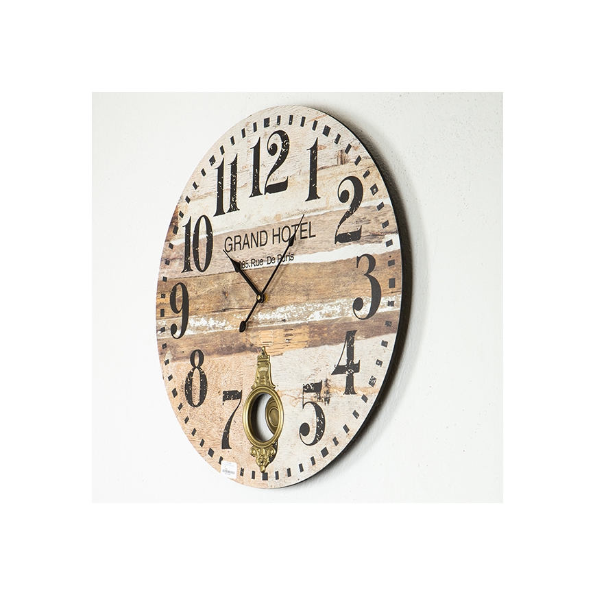 Orologio da parete 1xAA diametro 58,2 cm beige