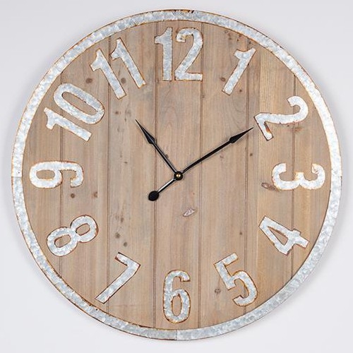 Orologio da parete 1xAA diametro 60 cm beige