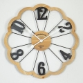 Orologio da parete 1xAA diametro 60 cm beige/nero