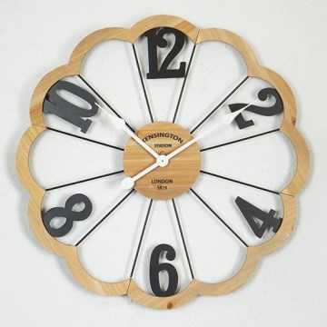 Orologio da parete 1xAA diametro 60 cm beige/nero