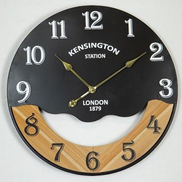 Orologio da parete 1xAA diametro 60 cm nero/beige