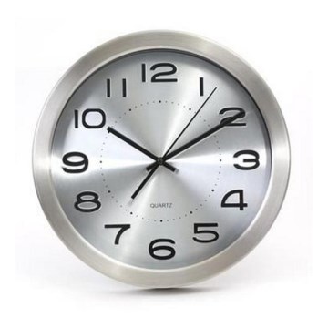 Orologio da parete 1×AA acciaio