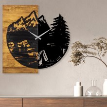 Orologio da parete 56x58 cm 1xAA legno/metallo