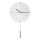 Orologio da parete a pendolo diametro 30 cm 1xAA bianco/oro