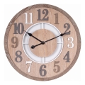 Orologio da parete, alimentazione 1x pila AA, Ø 60 cm, beige