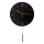 Orologio da parete con pendolo, diametro 30 cm, 1xAA, nero/oro