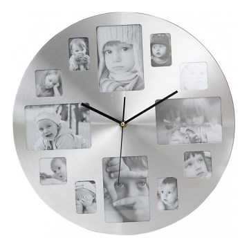 Orologio da parete con portafoto 1×AA