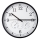Orologio da parete con termometro e misuratore di umidità diametro 30 cm 1xAA nero/bianco