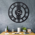 Orologio da parete diametro 70 cm 1xAA nero