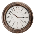 Orologio da parete Ø 40 cm 1xAA bronzo/bianco