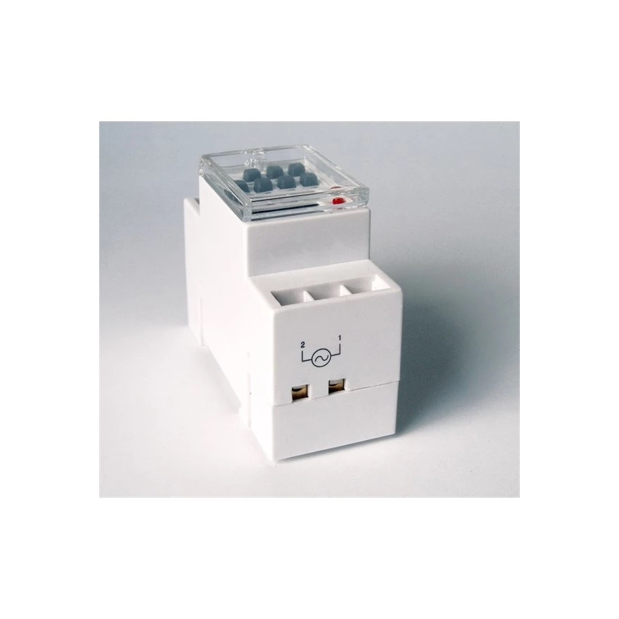 Orologio digitale a commutazione per guida DIN 3680W/230V