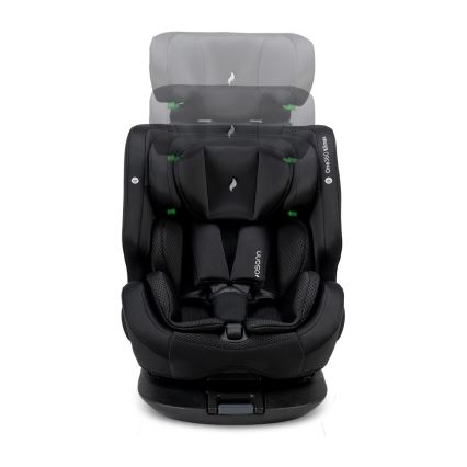 OSANN - Seggiolino auto ONE 360 Klimax i-Size 40-150 cm Nero