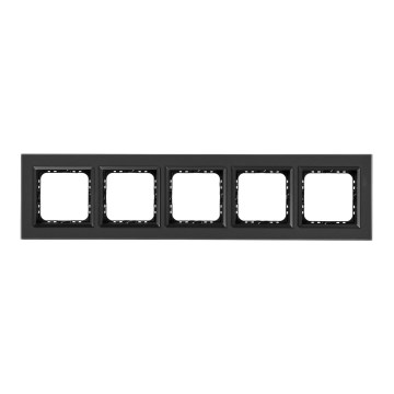 Ospel - Cornice a cinque moduli SONATA nero opaco