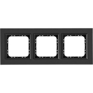 Ospel - Cornice tripla SONATA nero opaco