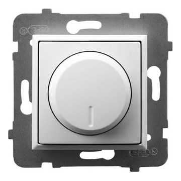 Ospel - Dimmer rotativo senza cornice ARIA bianco