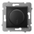 Ospel - Dimmer rotativo senza placca ARIA nero