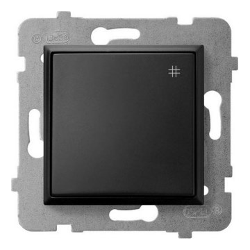 Ospel - Interruttore incrociatore senza cornice n. 7 ARIA nero