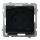 Ospel - Presa esterna domestica senza cornice Schuko 230V SONATA IP44 nera