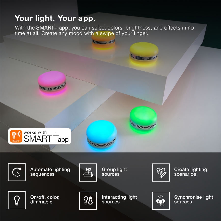 Osram - Altoparlante dimmerabile LED RGB SMART+ MACARON LED/1,75W/3,7V 450 mAh arancione