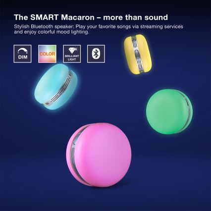 Osram - Altoparlante LED RGB dimmerabile SMART+ MACARON LED/1,75W/3,7V 450 mAh verde