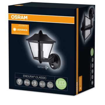 Osram - Appliqu da esterno con sensore ENDURA 1xE27/60W/230V IP44