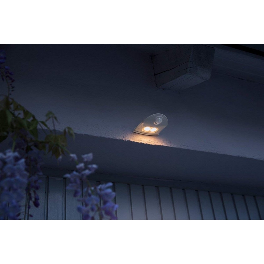 Osram - Applique a LED da esterno con sensore DOORLED LED/0,55/3xAA IP54