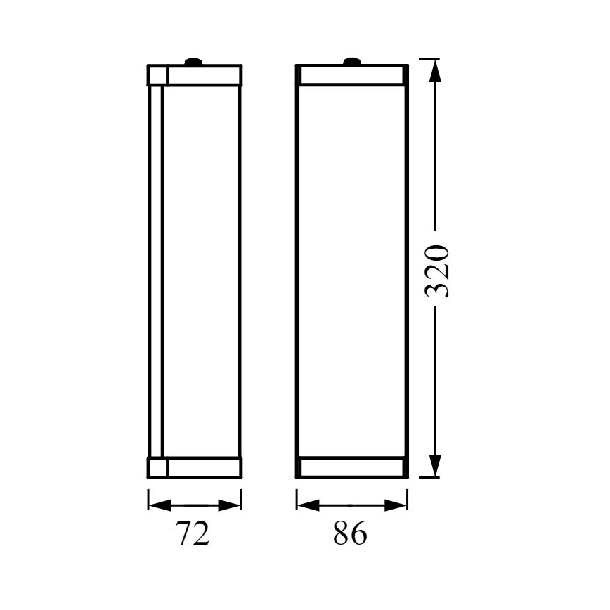 Osram - Applique da bagno BATHROOM CLASSIC 2xE14/12W/230V IP44