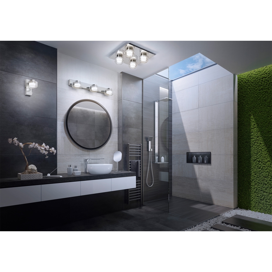 Osram - Applique da bagno a LED ORBIS FLAME 3xLED/5,5W/230V 3000/4000K IP44 cromo lucido