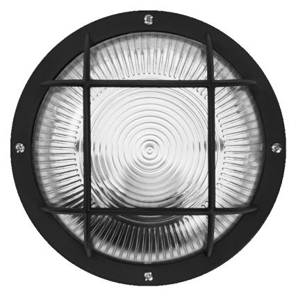 Osram - Applique da esterno BULKHEAD 1xE27/10W/230V diam. 19 cm IP54 nero