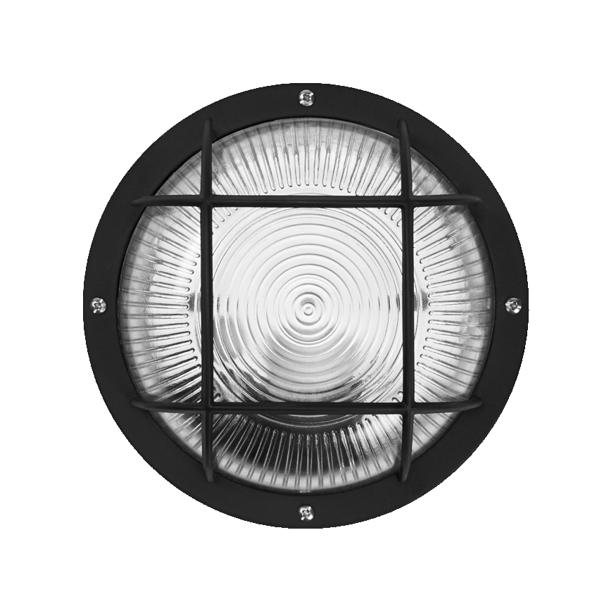 Osram - Applique da esterno BULKHEAD 1xE27/10W/230V diam. 19 cm IP54 nero