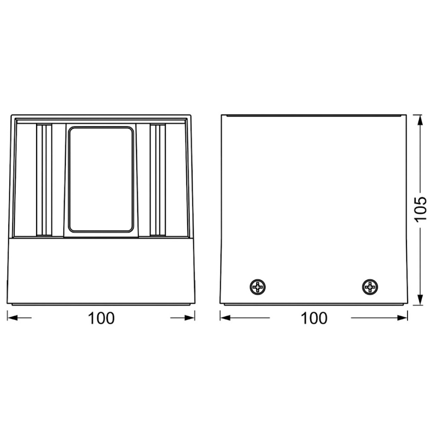 Osram - Applique da esterno dimmerabile LED RGBW SMART+ BEAM LED/8W/230V 3000-6500K IP44 Wi-Fi
