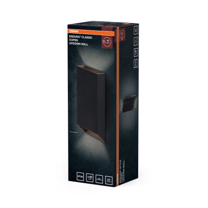 Osram - Applique da parete per esterni ENDURA CLASSIC 2xGU10/5W/230V IP54 antracite