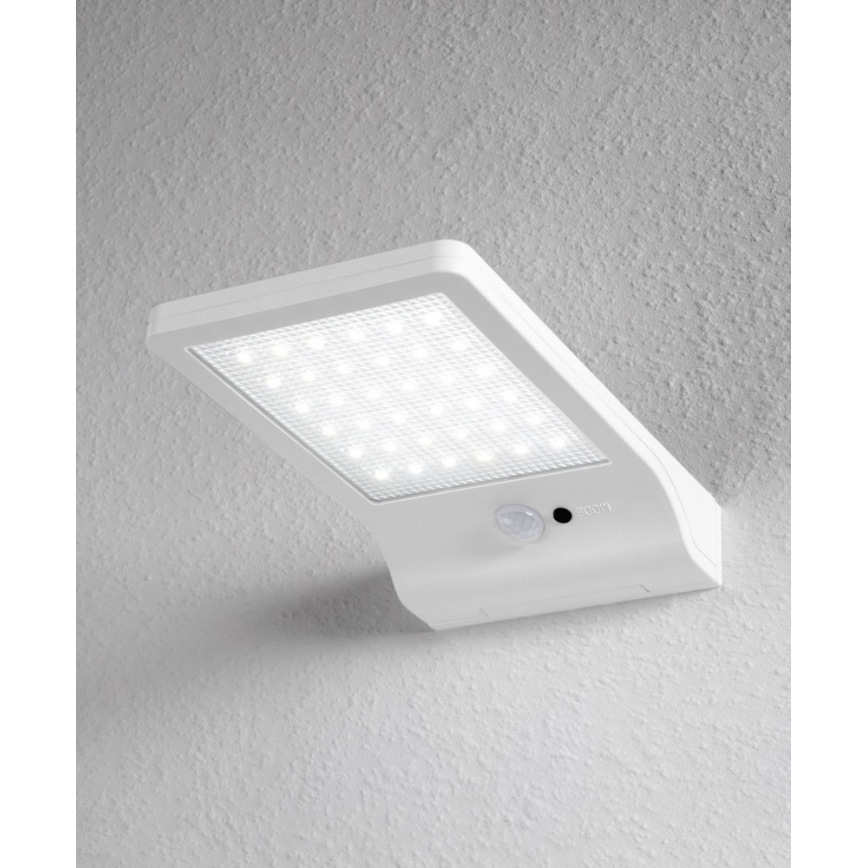 Osram - Applique solare LED da parete con sensore DOORLED LED/3W/3,3V 2000 mAh IP44 bianca