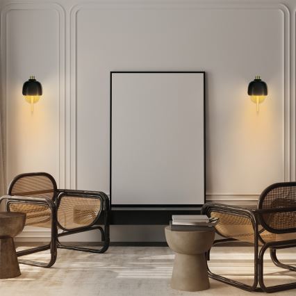 Osram - Applique DECOR COROLLE 1xG9/20W/230V nero/oro