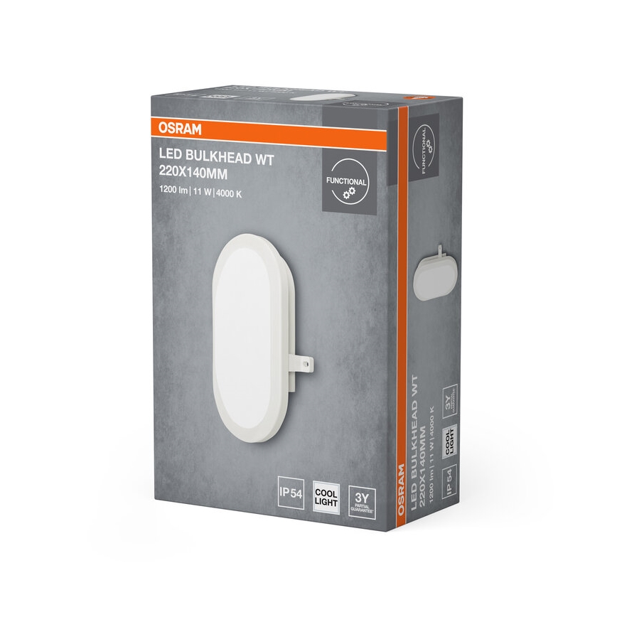 Osram - Applique LED da esterno BULKHEAD LED/11W/230V IP54 bianca