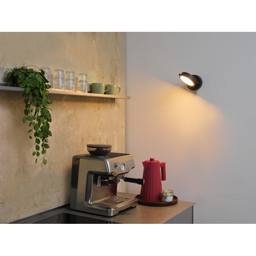 Osram - Applique LED DECOR PUCK LED/11W/230V nero