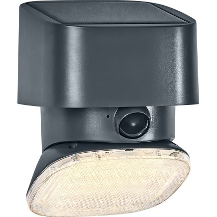 Osram - Lampada da parete solare a LED con sensore ENDURA STYLE LED/10,3W/4,2V 2000 mAh IP54 antracite