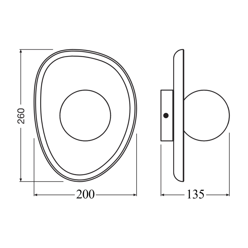Osram - Applique WOOD NEST 1xG9/5W/230V in legno di Hevea