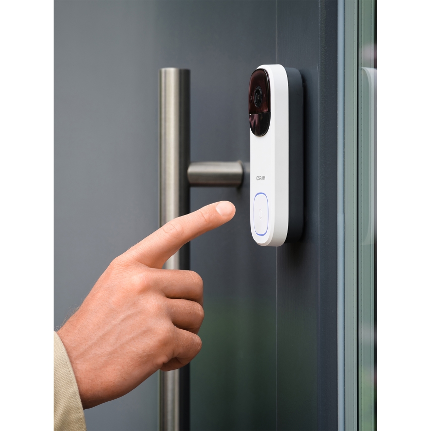 Osram - Campanello video intelligente con sensore 2K SMART+ 230V IP66 Wi-Fi